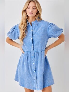 Baevely denim dress size medium new with tags